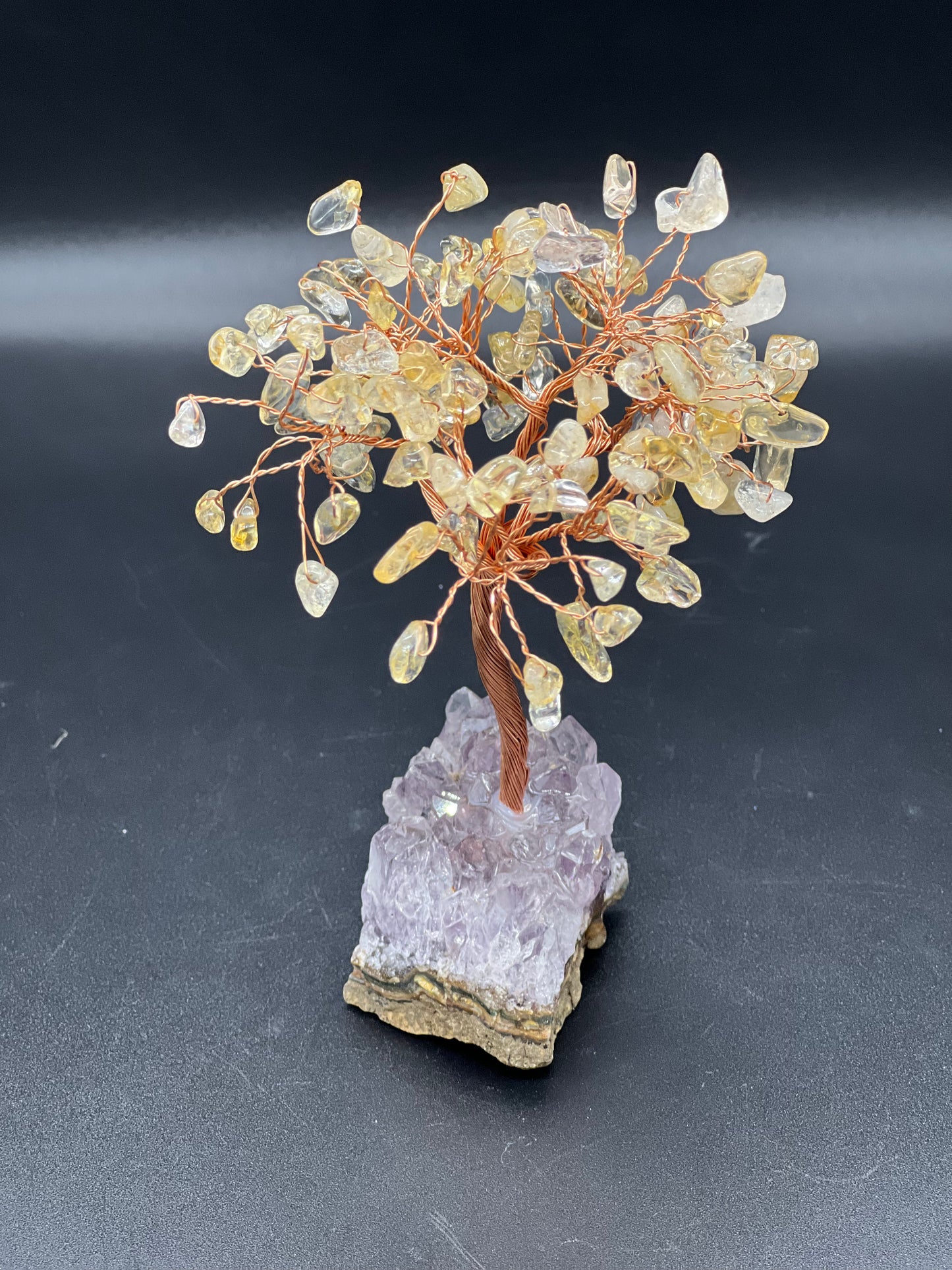 Citrine and Amethyst Tree of Life